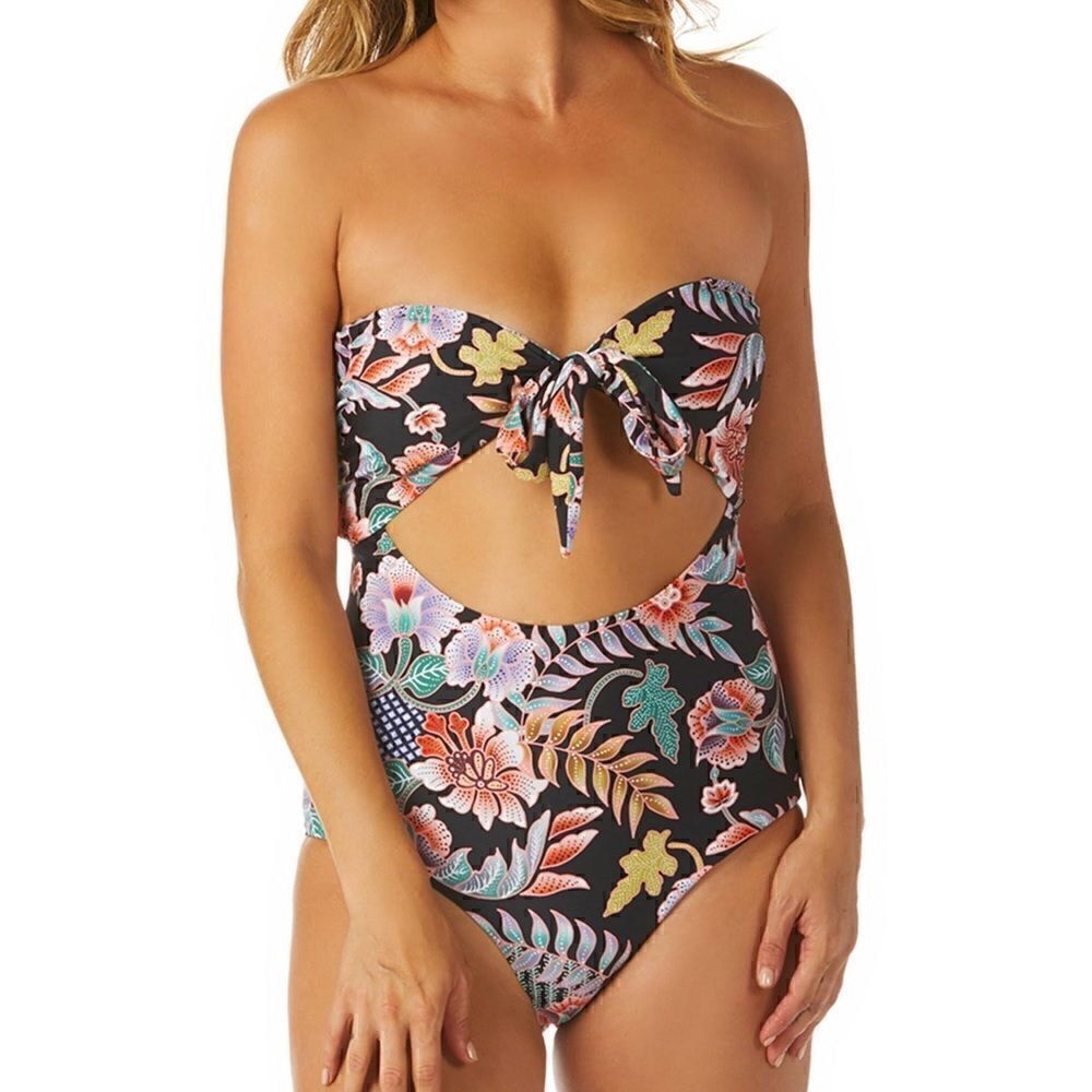 Raisins Puerto Vallarta Floral Cutout Swimsuit